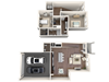 Centro Apartments Grand Lake TH1 Floor Plan